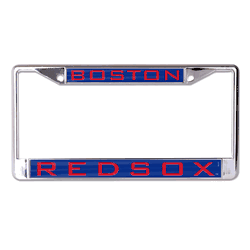 Boston Red Sox License Plate Frame - Inlaid