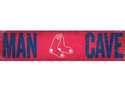 Boston Red Sox Man Cave 6x24 Sign