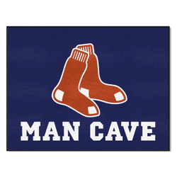 Boston Red Sox Man Cave All-Star Rug - 34 in. x 42.5 in.