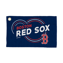 Boston Red Sox MLB Droplets Waffle Fan Towel 16x25 inches