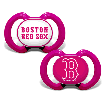 Boston Red Sox Pacifier 2-Pack - Pink