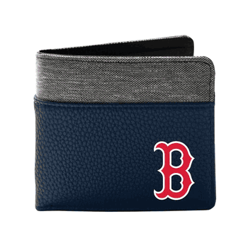 Boston Red Sox Pebble BiFold Wallet NAVY