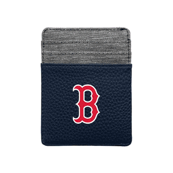 Boston Red Sox Pebble Front Pocket Wallet Navy
