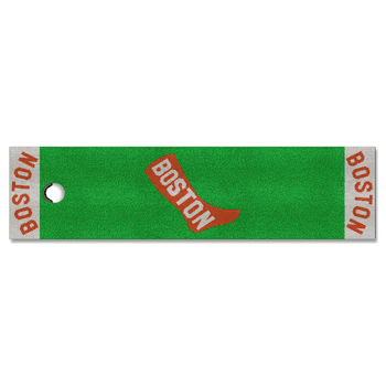Boston Red Sox Putting Green Mat - 1.5ft. x 6ft. 1908 Retro Logo