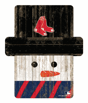 Boston Red Sox Snowman Ornament