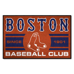 Boston Red Sox Starter Mat Accent Rug - 19in. x 30in., Uniform Design