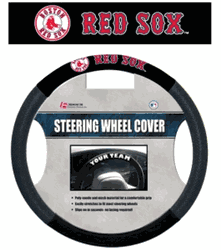 Boston Red Sox Steering Wheel Cover Mesh Style CO