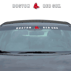 Boston Red Sox Sun Stripe Windshield Decal 3.25 in. x 34 in.