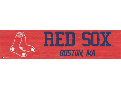 Boston Red Sox Team Name 6x24 Sign