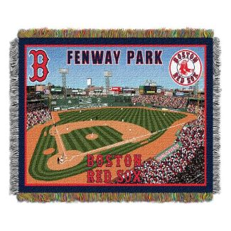 MLB Boston Red Sox New Fenway Park Stadium Tapestry Throw Blanket 48x60 Inches