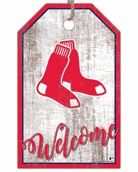 Boston Red Sox Welcome Team Tag 11x19 Sign