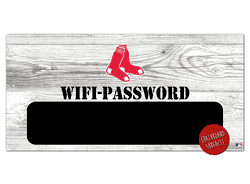 Boston Red Sox Wifi Password 6x12 Sign