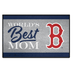 Boston Red Sox World's Best Mom Starter Mat Accent Rug - 19in. x 30in.