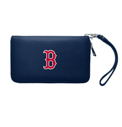 Boston Red Sox Zip Organizer Wallet Pebble Navy