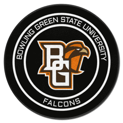 Bowling Green Falcons Hockey Puck Rug - 27in. Diameter