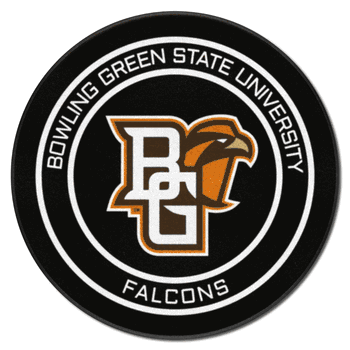 Bowling Green Falcons Hockey Puck Rug - 27in. Diameter