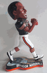 Brandon Marshall Chicago Bears 2013 Pennant Base Bobble Head