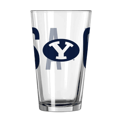 Brigham Young 16oz Overtime Pint Glass
