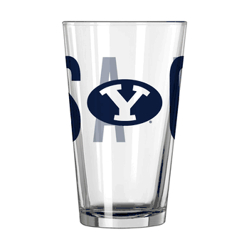 Brigham Young 16oz Overtime Pint Glass