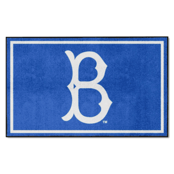 Brooklyn Dodgers 4ft. x 6ft. Plush Area Rug 1949 Retro Logo