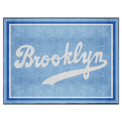 Brooklyn Dodgers 8ft. x 10 ft. Plush Area Rug - Retro Collection