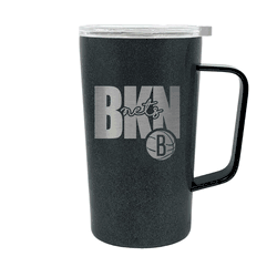 Brooklyn Nets 18oz Onyx Hustle Travel Mug