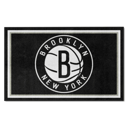 Brooklyn Nets 4ft. x 6ft. Plush Area Rug