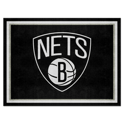 Brooklyn Nets 8ft. x 10 ft. Plush Area Rug
