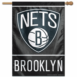 Brooklyn Nets Banner 28x40 Vertical