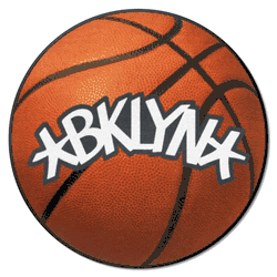 Brooklyn Nets Basketball Rug - 27in. Diameter