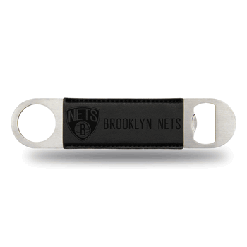 Brooklyn Nets Black Laser Engraved Bar Blade