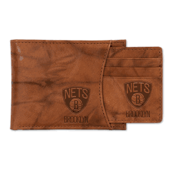 Brooklyn Nets  Genuine Leather Slider Wallet