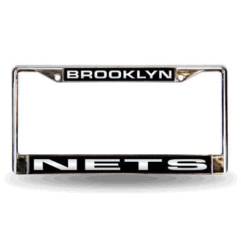 Brooklyn Nets Laser Chrome Frame