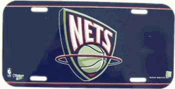 Brooklyn Nets License Plate Plastic