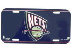 Brooklyn Nets License Plate Plastic