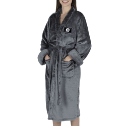 Brooklyn Nets NBA Fast Track Charcoal S/M Robe