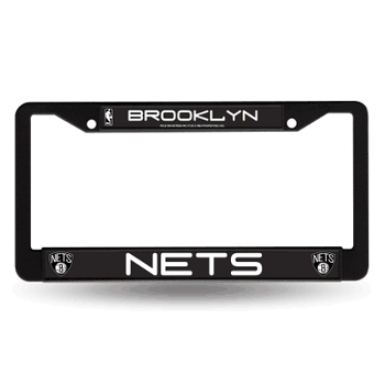 Brooklyn Nets Primary Black Chrome Frame with Plastic Inserts 12