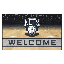 Brooklyn Nets Rubber Door Mat - 18in. x 30in.