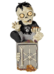 Brooklyn Nets Zombie Figurine Bank  CO