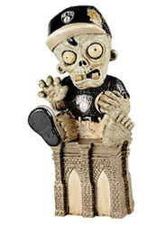 Brooklyn Nets Zombie Figurine - On Logo  CO