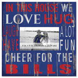 Buffalo Bills 10x10 In This House Frame