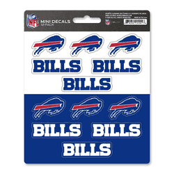 Buffalo Bills 12 Count Mini Decal Sticker Pack
