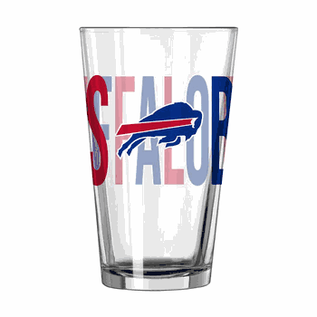 Buffalo Bills 16oz Overtime Pint Glass