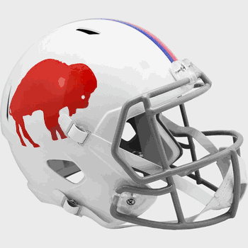 Buffalo Bills 1965 to 1973 Speed Replica Full Size Throwback Helmet