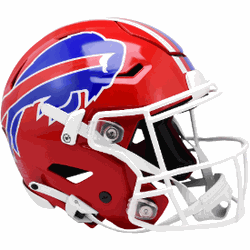 Buffalo Bills 1987 to 2001 Full Size SpeedFlex Throwback Football Helmet