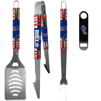 Buffalo Bills 3 pc BBQ Set and Bottle Opener