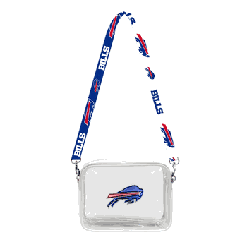 Buffalo Bills 3D Logo Clear Fanny Fan Purse