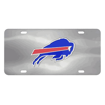 Buffalo Bills 3D Stainless Steel License Plate