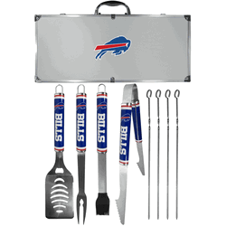 Buffalo Bills 8 pc Logo BBQ Set