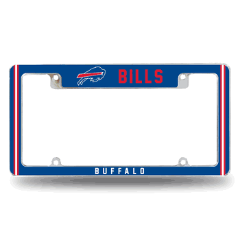 Buffalo Bills Alternate Design All Over Chrome Frame
